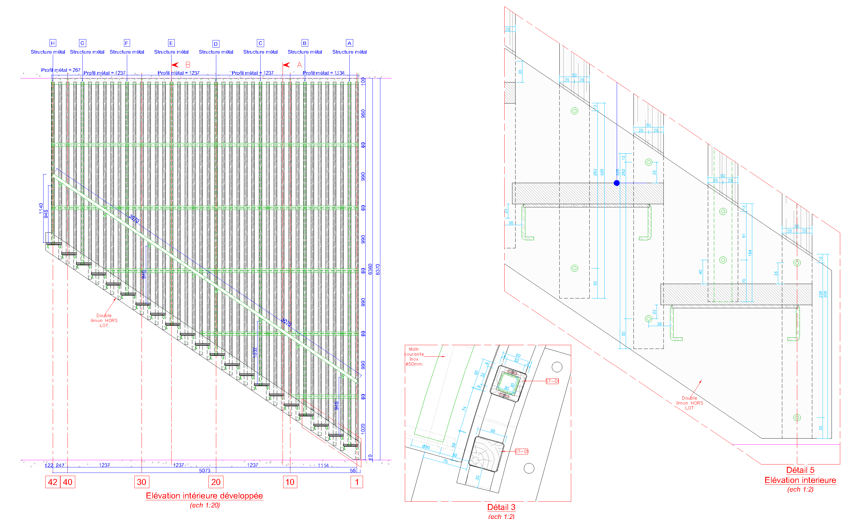 absolu bureau etudes plan autocad bureaux estrade escamotable