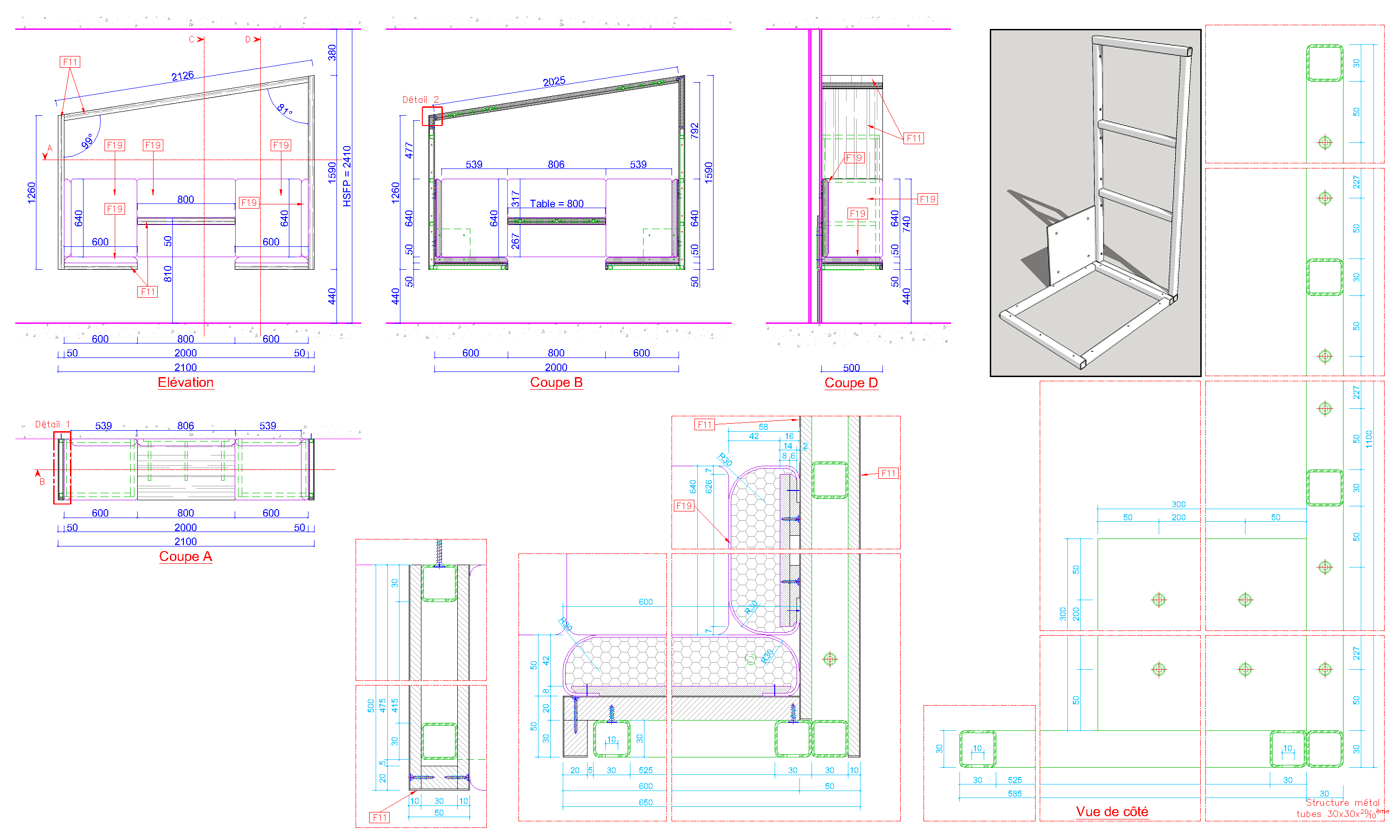 absolu bureau etudes plan autocad bureaux banquette